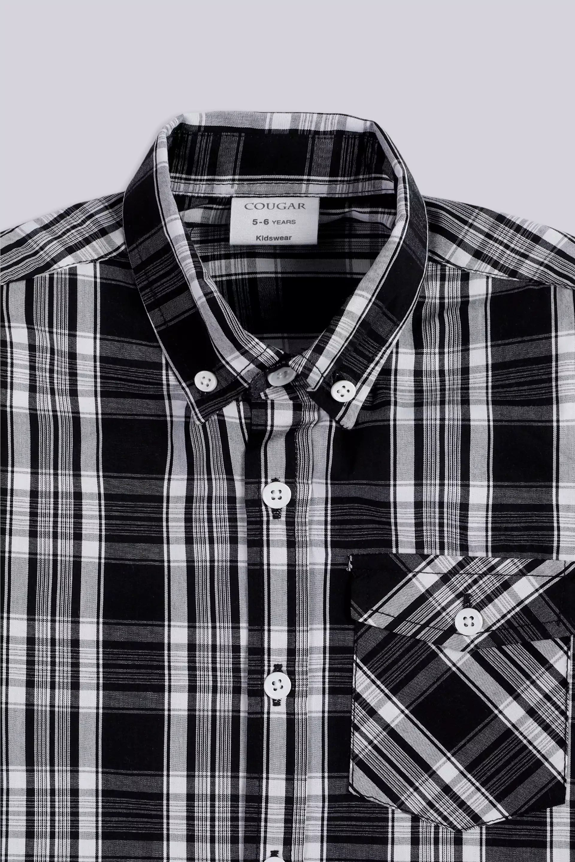 Button-Down Checkered Shirt - Cougar Clothing