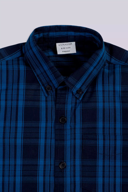 Button-Down Checkered Shirt - Cougar Clothing