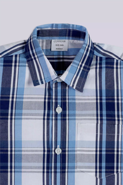 Check Shirt With Patch Pocket - Cougar Clothing