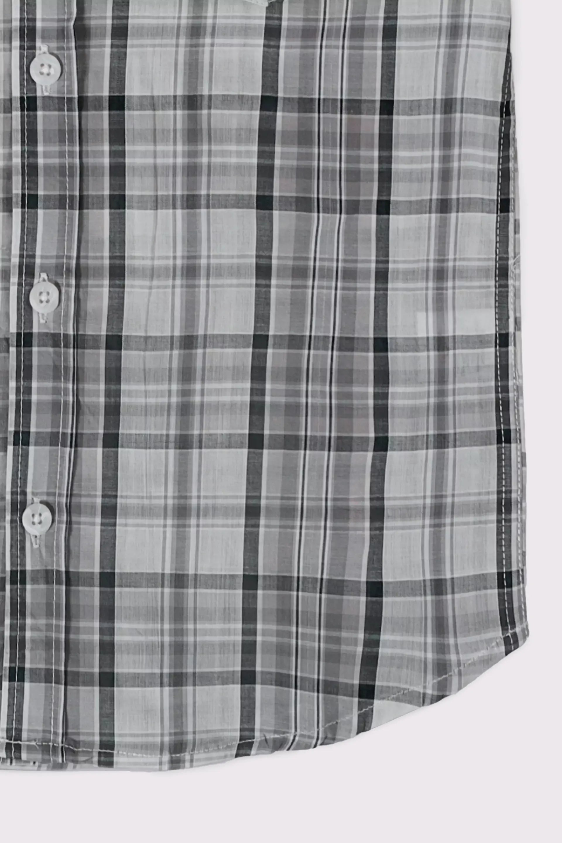 Button-Down Checkered Shirt - Cougar Clothing