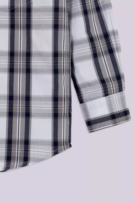 Checkered Shirt With Patch Pocket - Cougar Clothing
