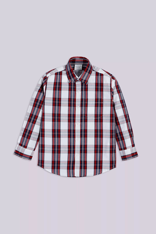 Checkered Shirt With Patch Pocket - Cougar Clothing