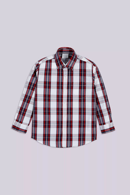 Checkered Shirt With Patch Pocket - Cougar Clothing