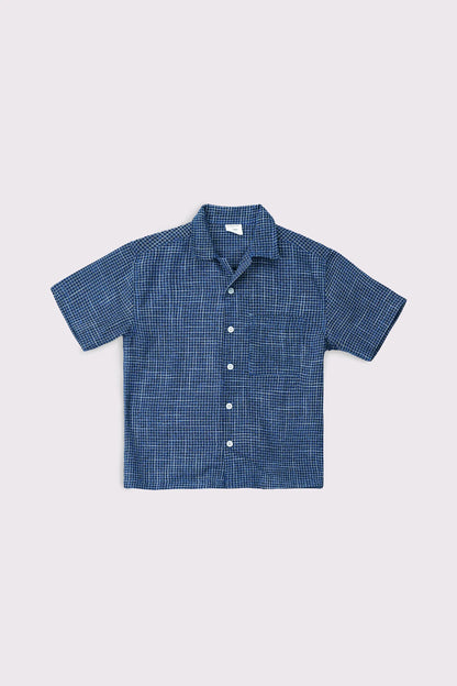 Textured Shirt With Mini-Check - Cougar Clothing