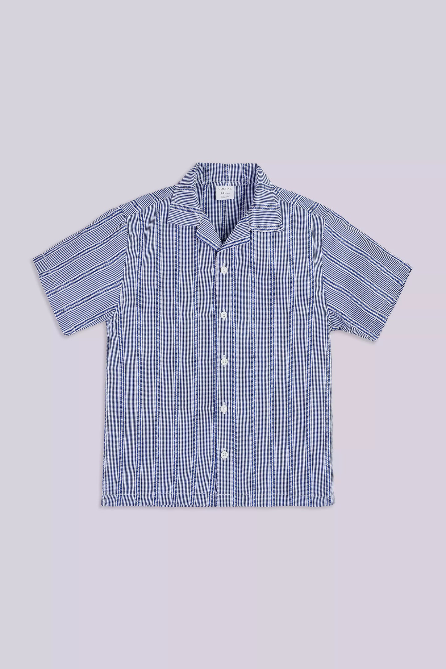 Resort Collar Striped Shirt - Cougar Clothing