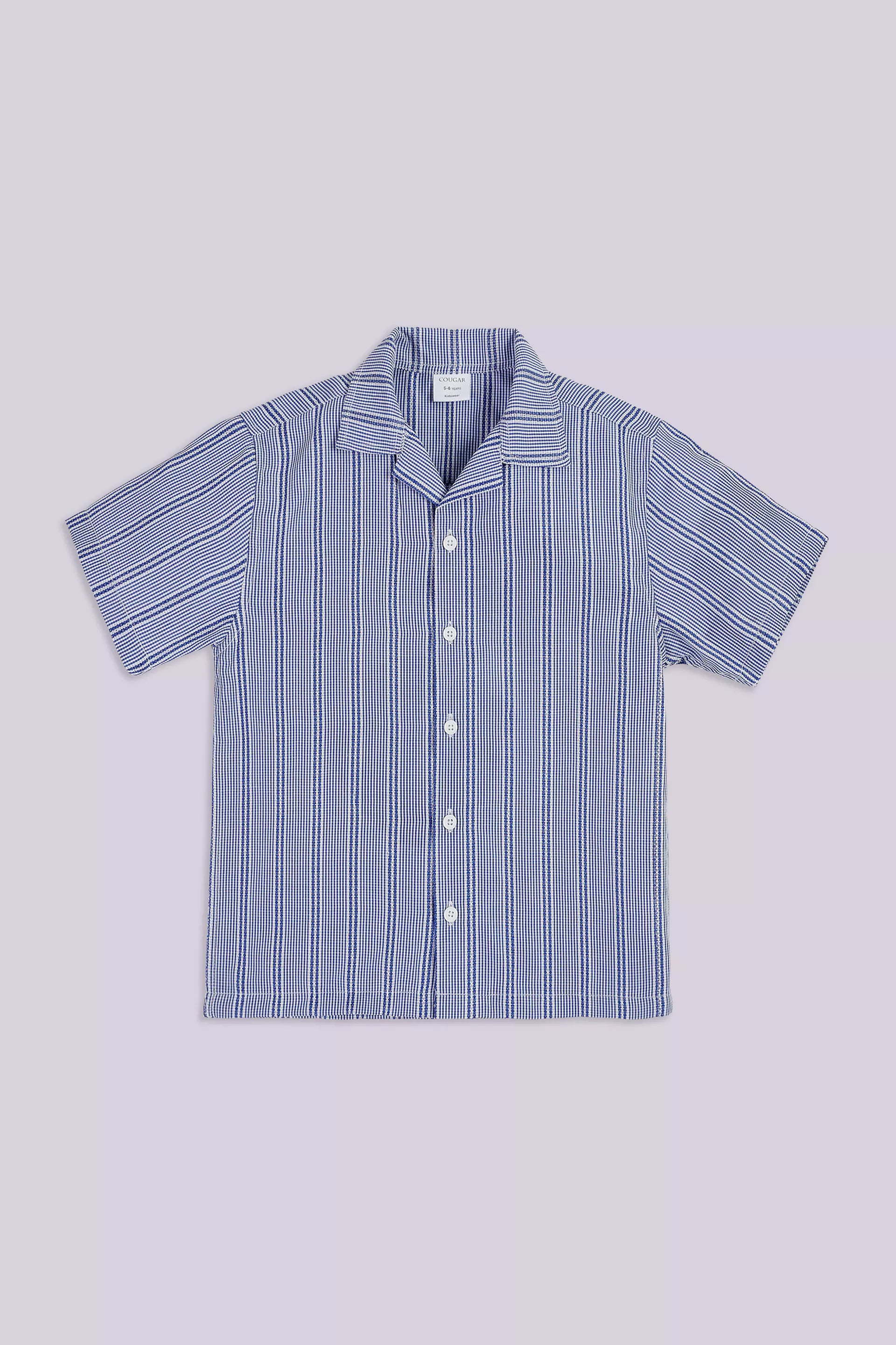 Resort Collar Striped Shirt - Cougar Clothing