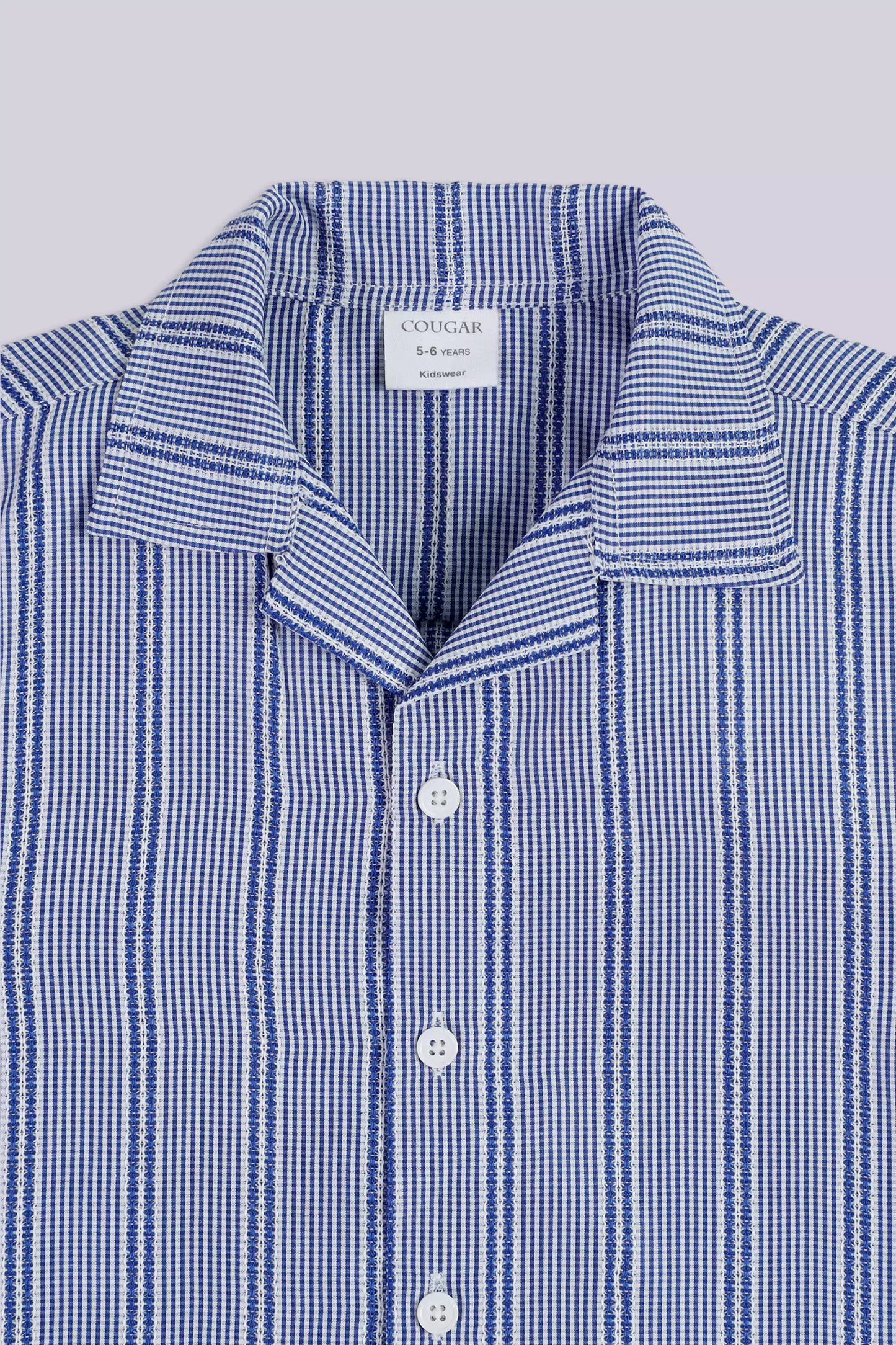 Resort Collar Striped Shirt - Cougar Clothing