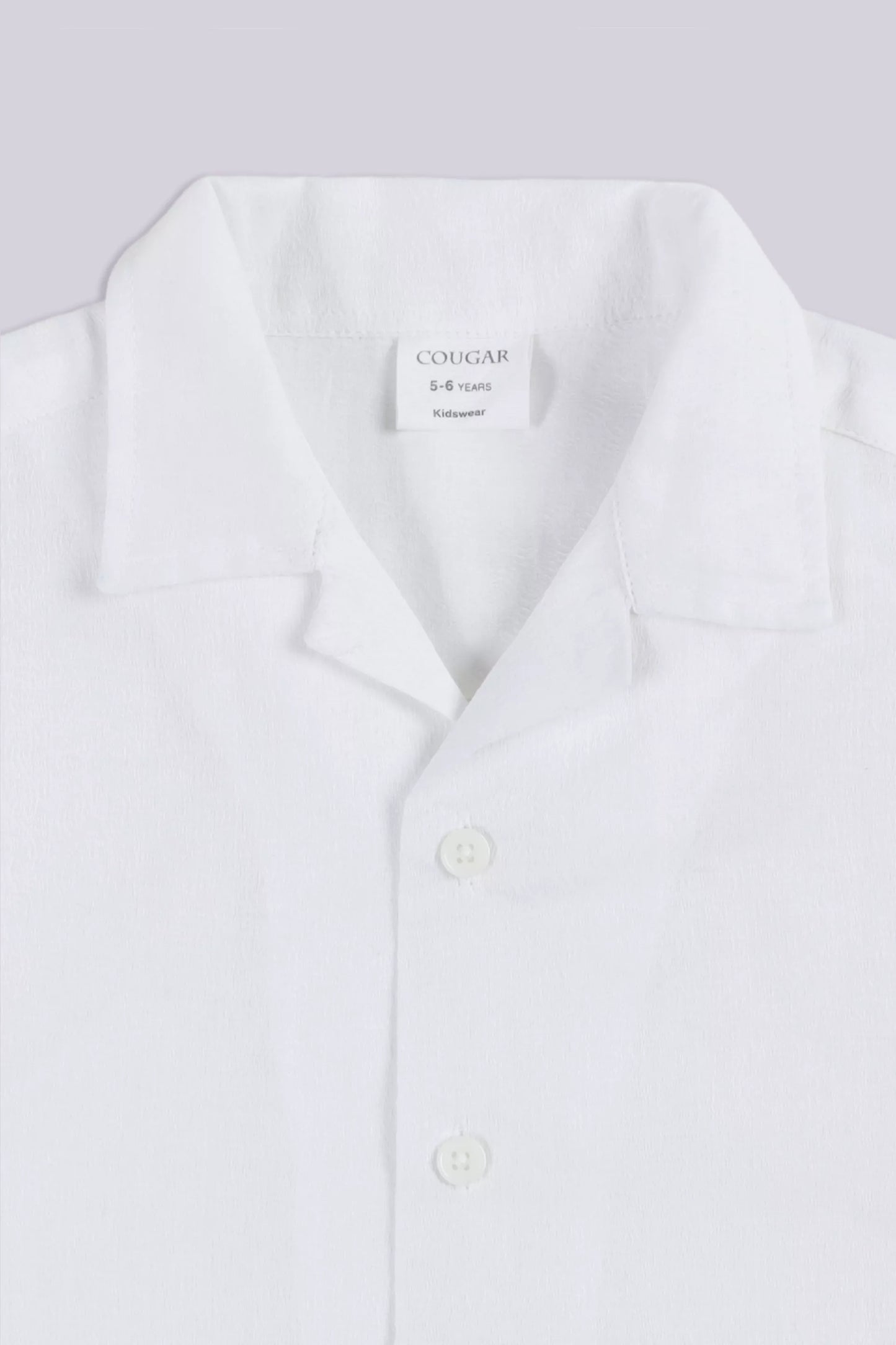 Textured Resort Collar Shirt - Cougar Clothing