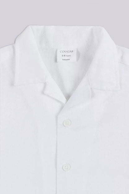 Textured Resort Collar Shirt - Cougar Clothing