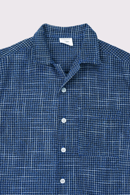 Textured Shirt With Mini-Check - Cougar Clothing