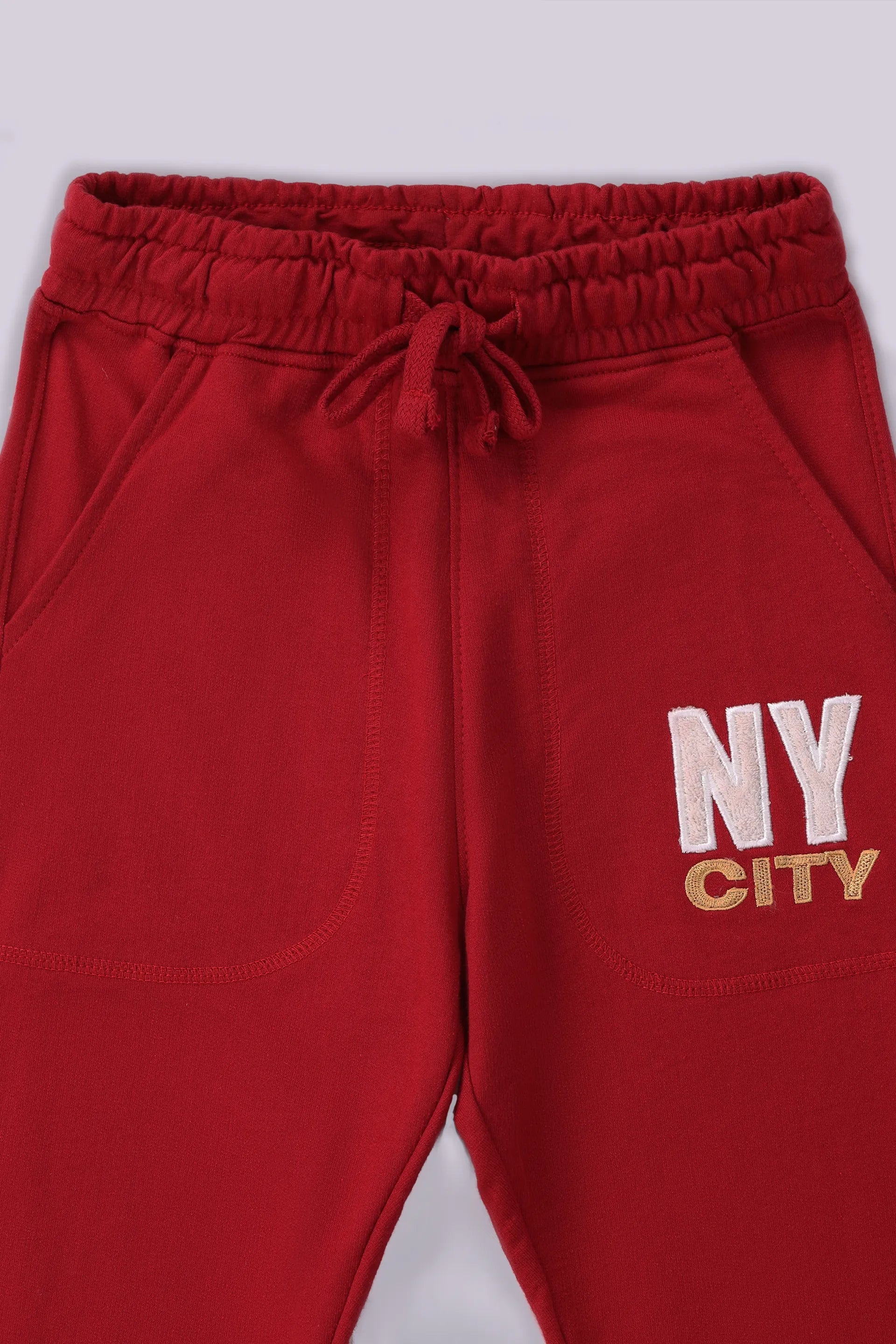 Jogger Pants With Applique Patches - Cougar Clothing