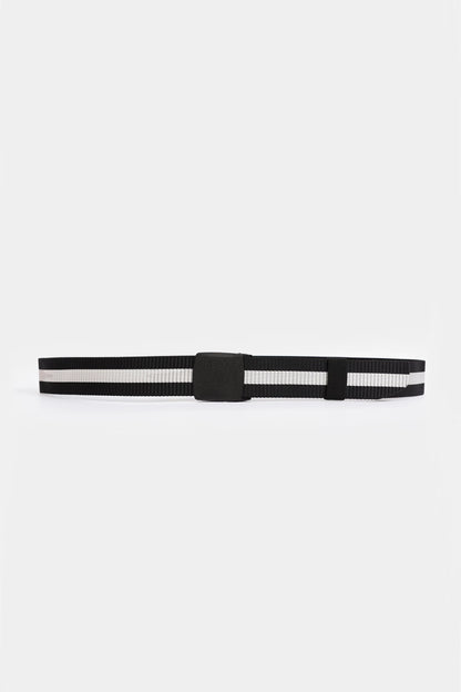 Contrast Striped Webbing Belt - Cougar Clothing