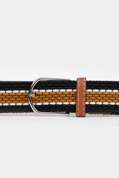 Contrast Stripe Elasticated Belt - Cougar Clothing