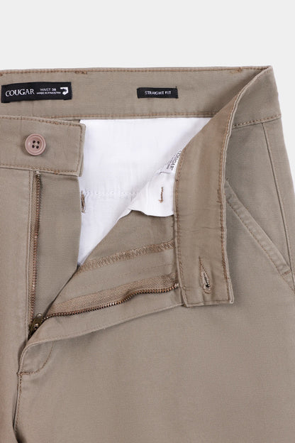Straight Fit Chino Pants - Cougar Clothing