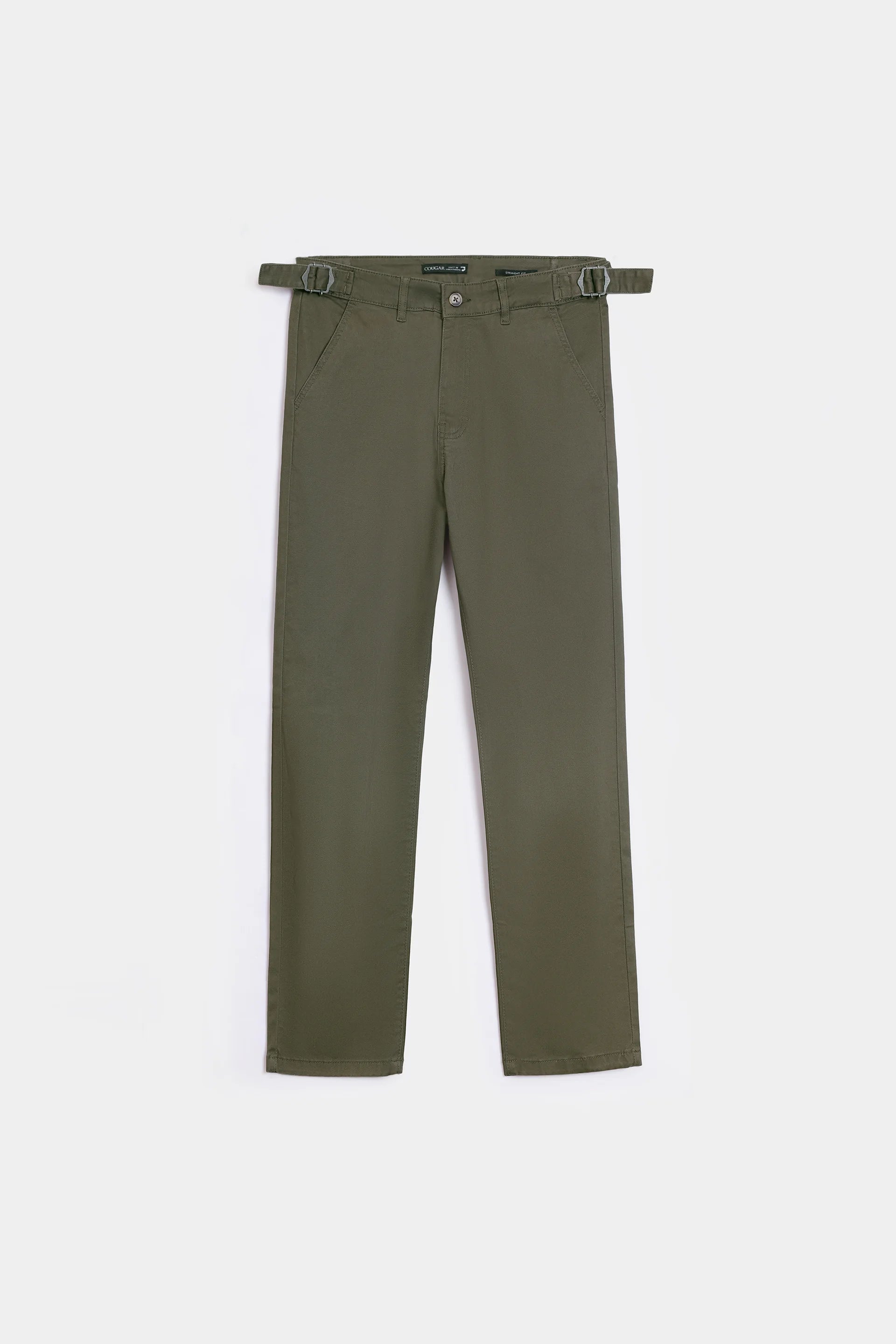 Adjustable Straight Chino Pants - Cougar Clothing