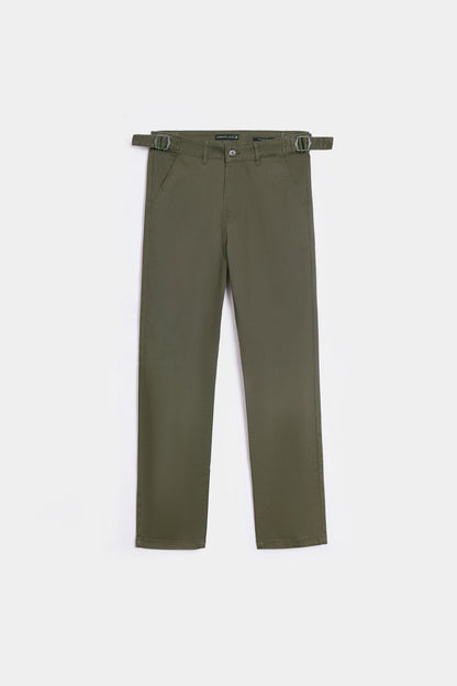 Adjustable Straight Chino Pants - Cougar Clothing