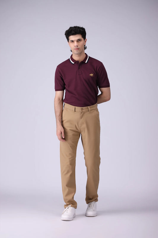 Straight Fit Chino Pants - Cougar Clothing