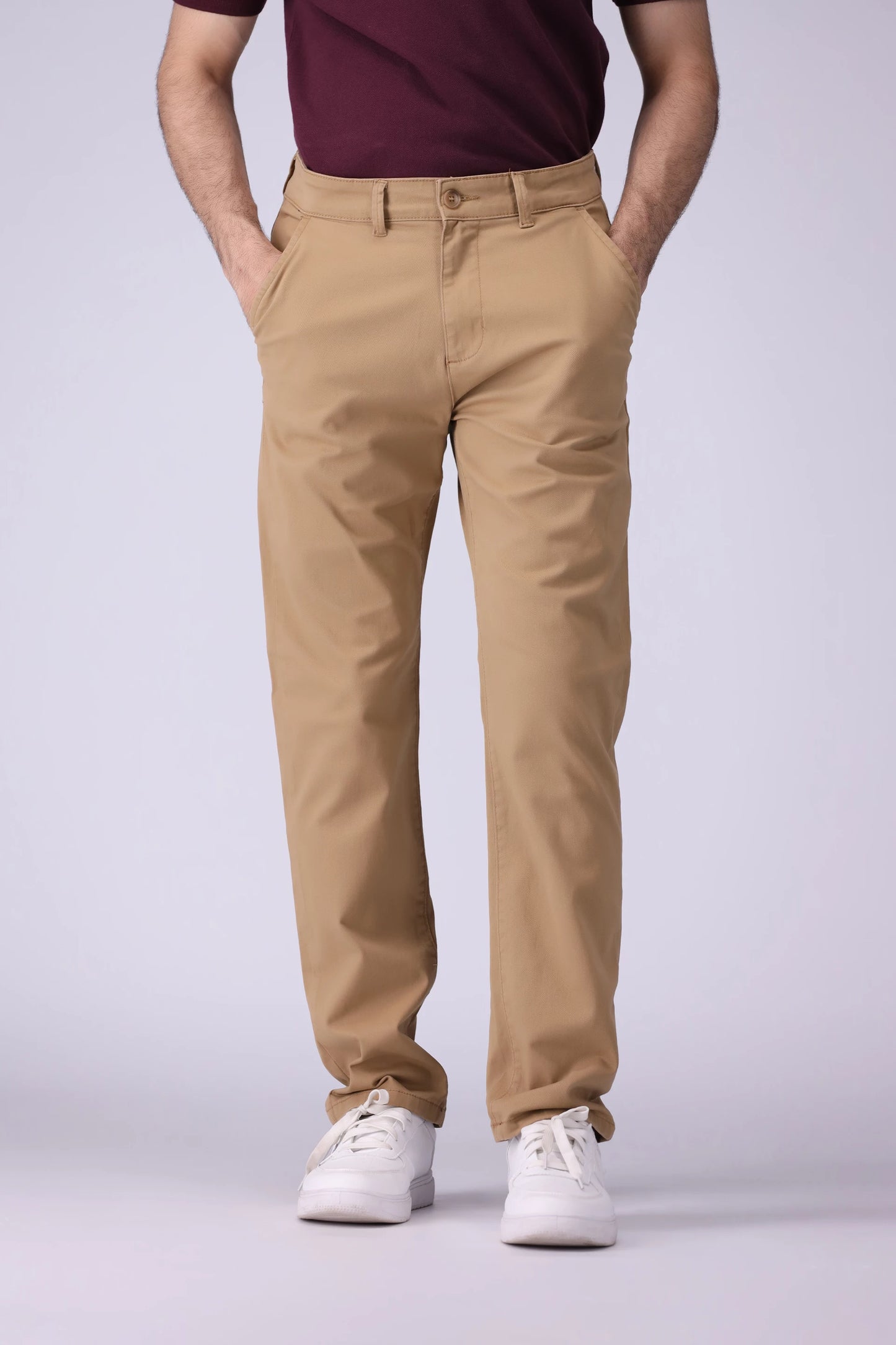 Straight Fit Chino Pants - Cougar Clothing