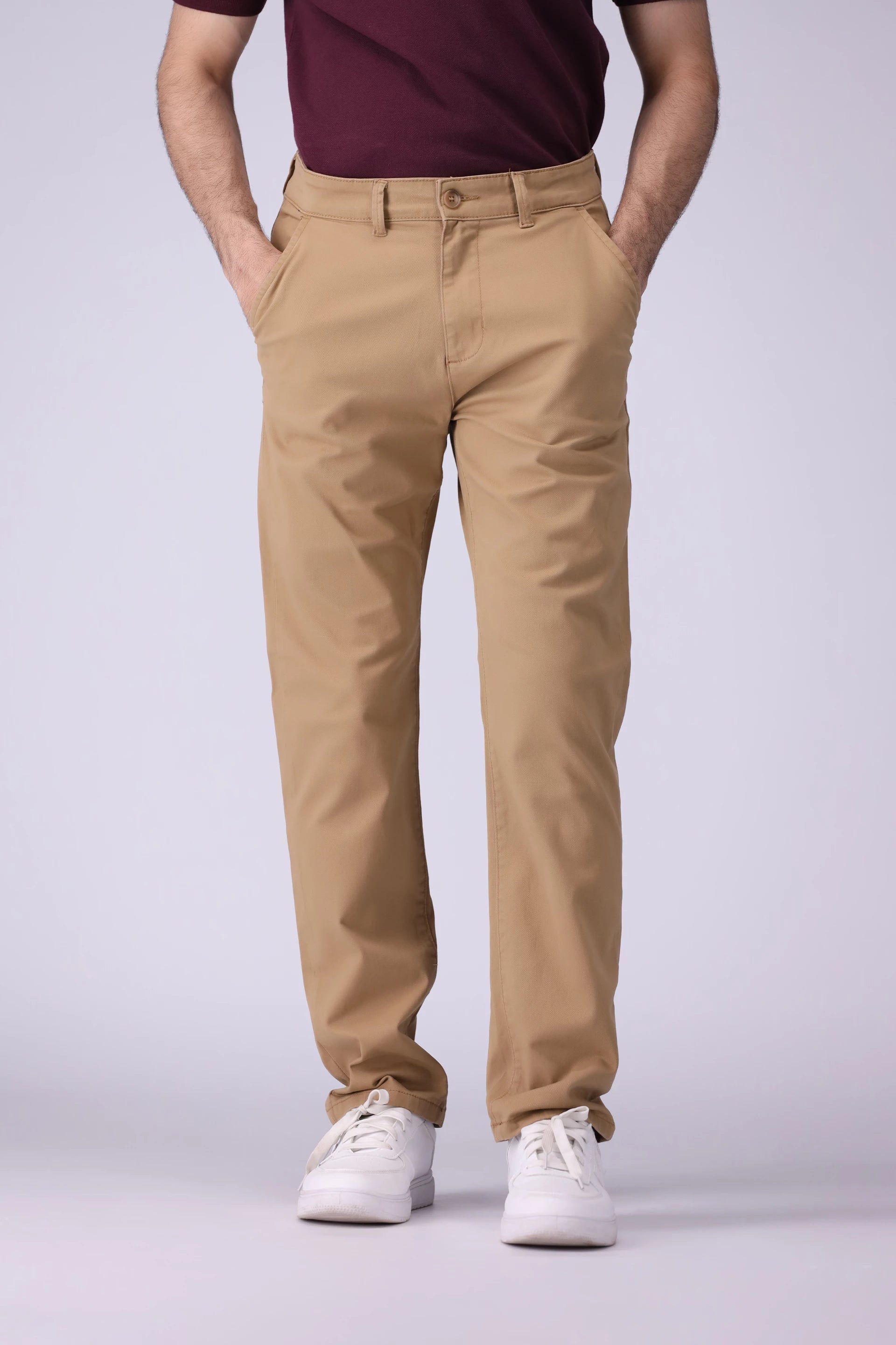 Straight Fit Chino Pants - Cougar Clothing