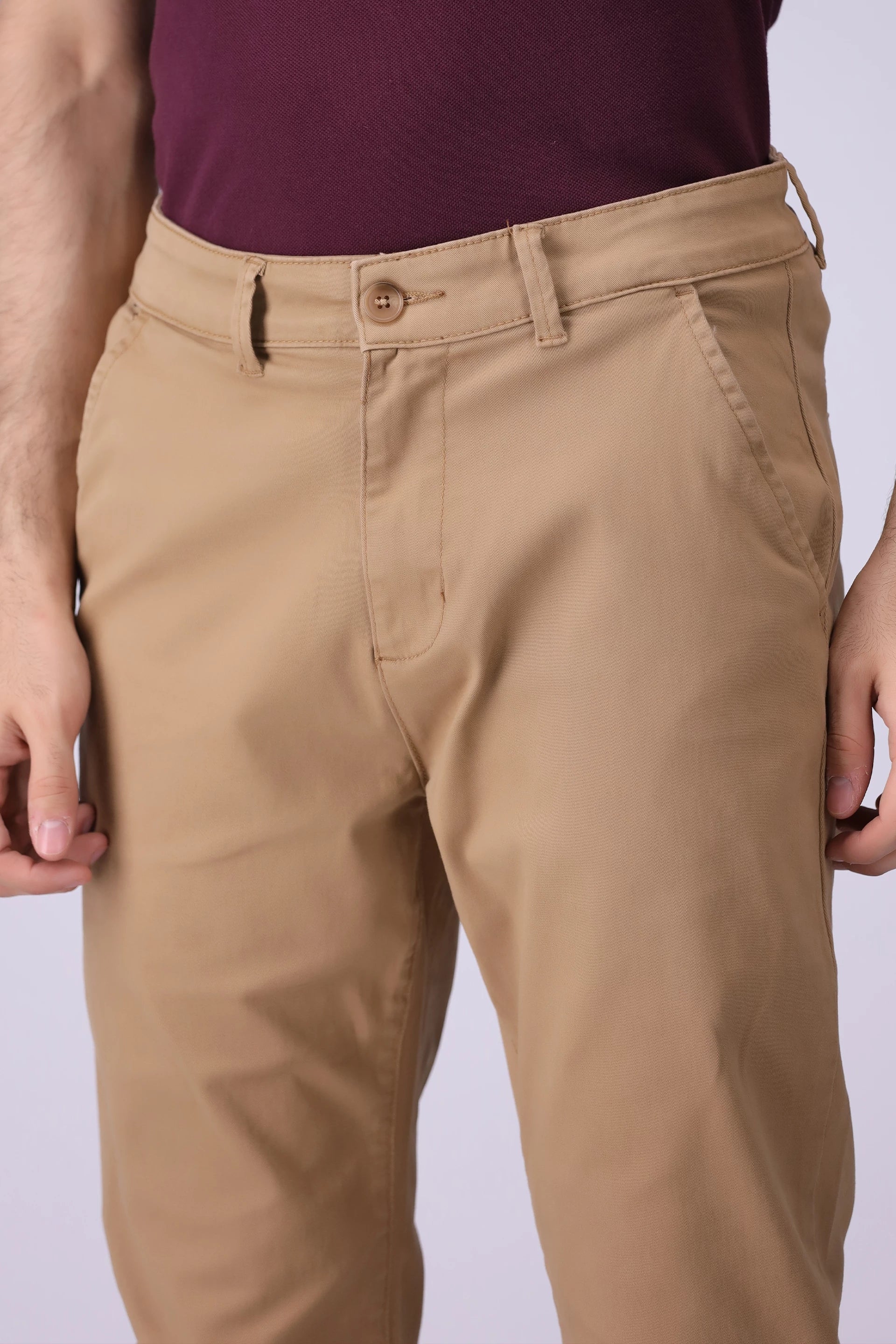 Straight Fit Chino Pants - Cougar Clothing