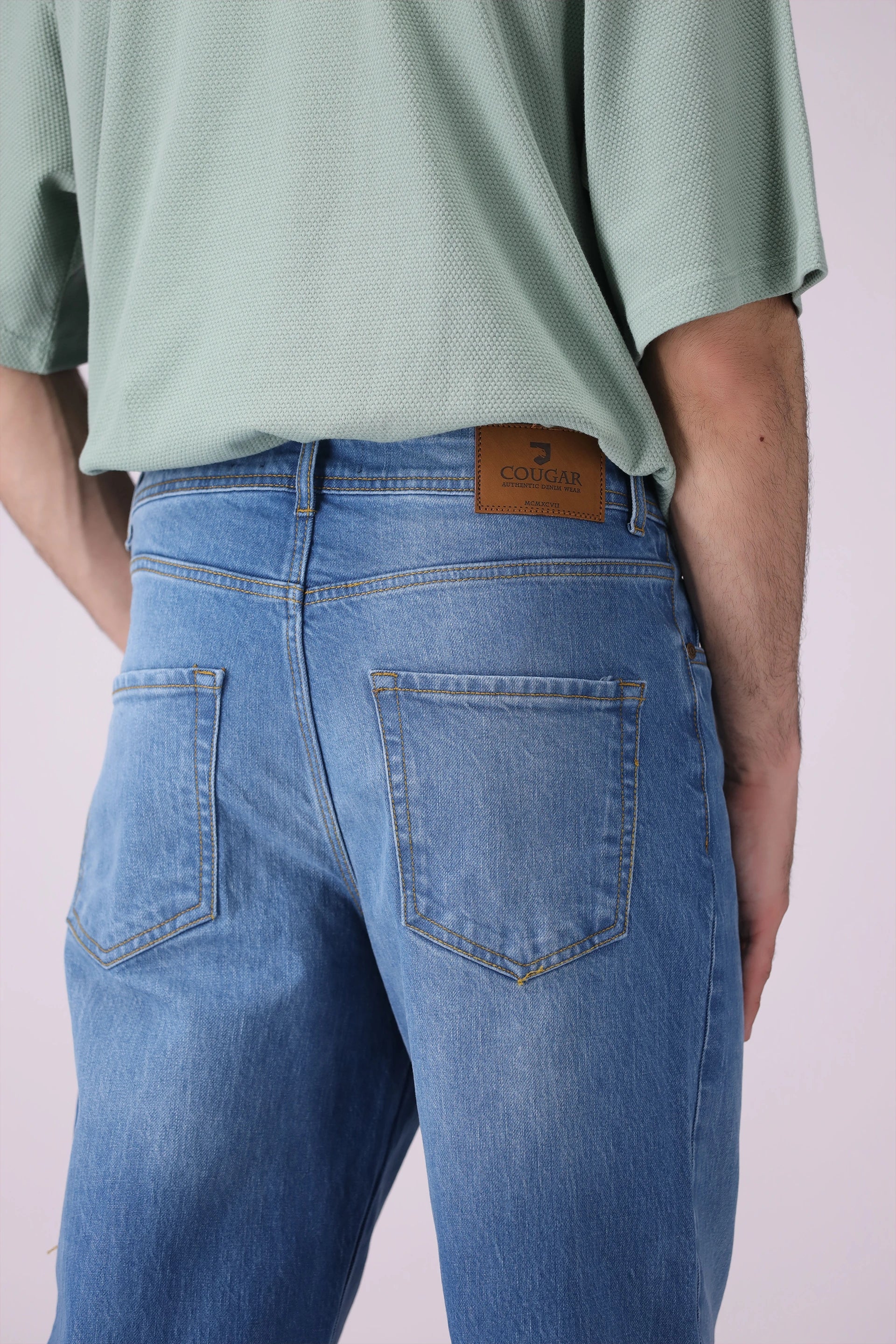 Wide Leg Fit Jeans - Cougar Clothing