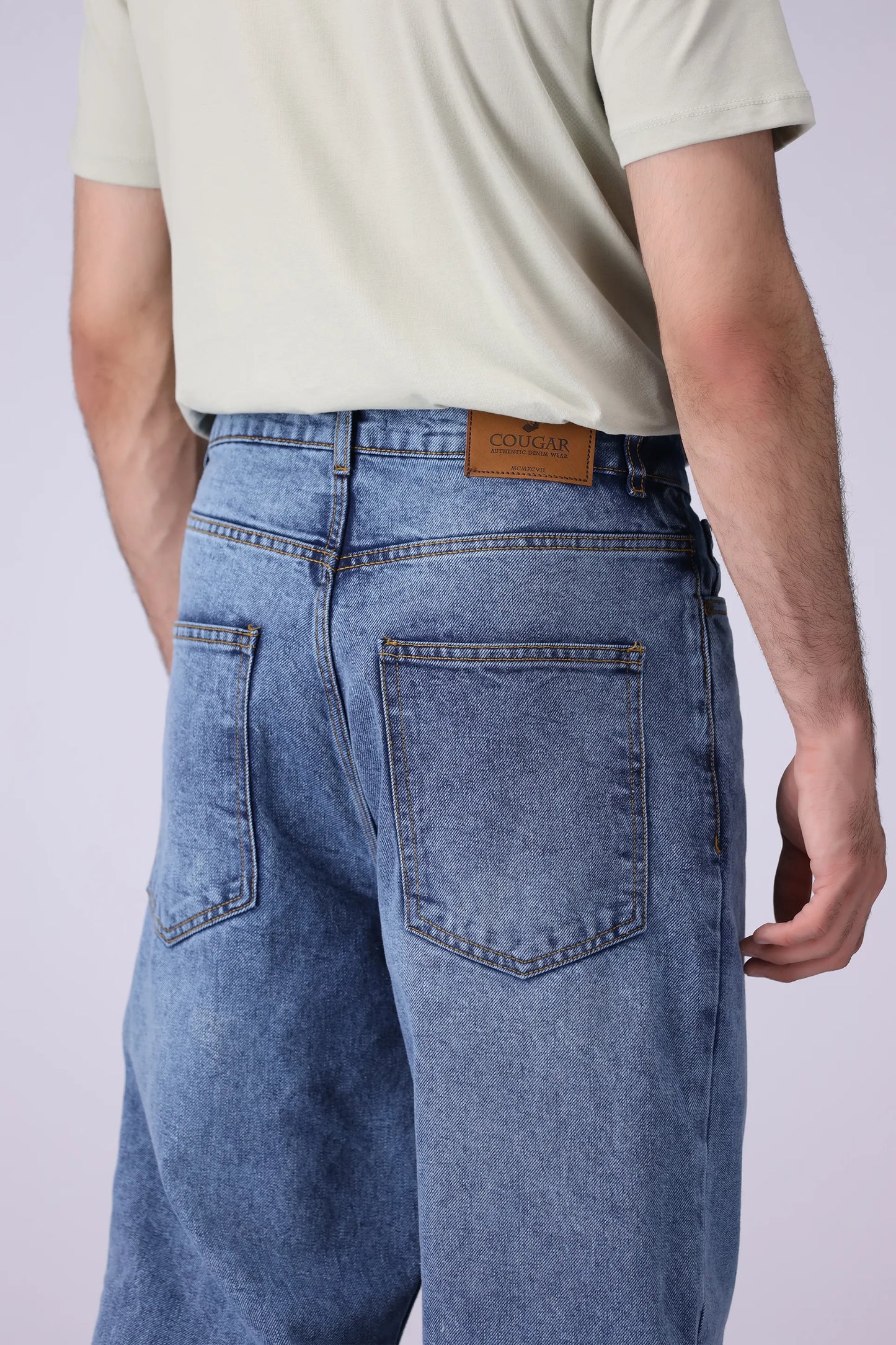 Wide Baggy Fit Jeans - Cougar Clothing