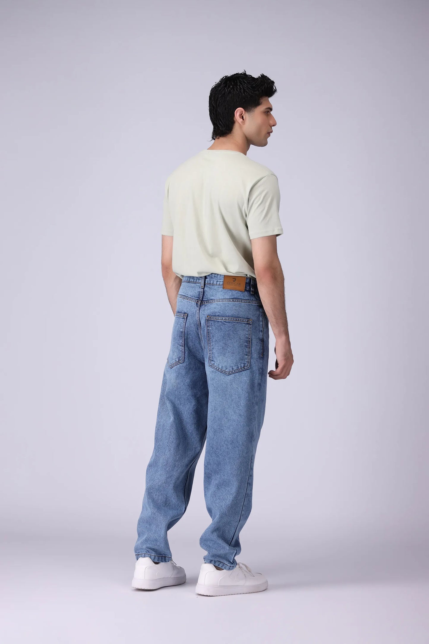 Wide Baggy Fit Jeans - Cougar Clothing