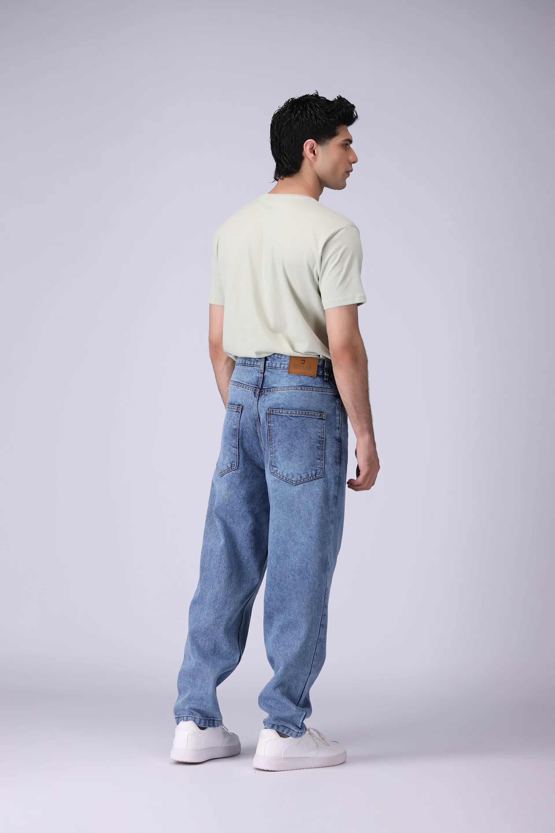 Wide Baggy Fit Jeans - Cougar Clothing