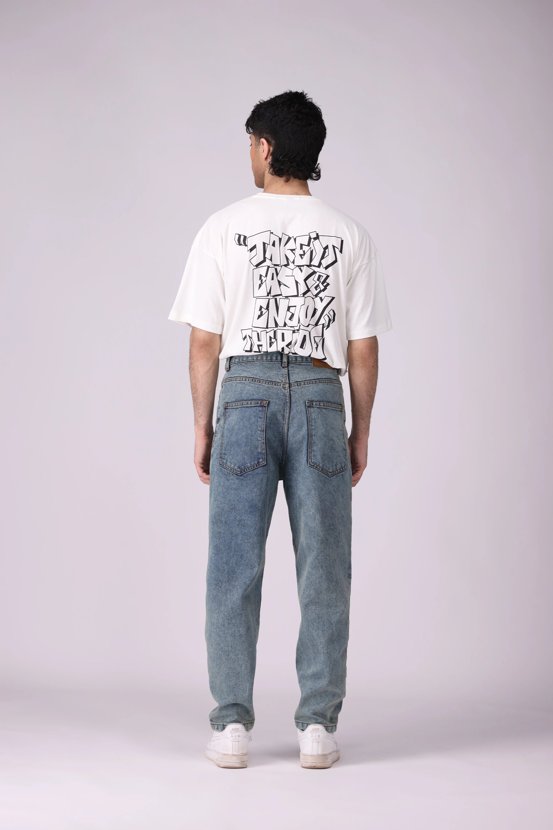 Wide Baggy Fit Jeans - Cougar Clothing