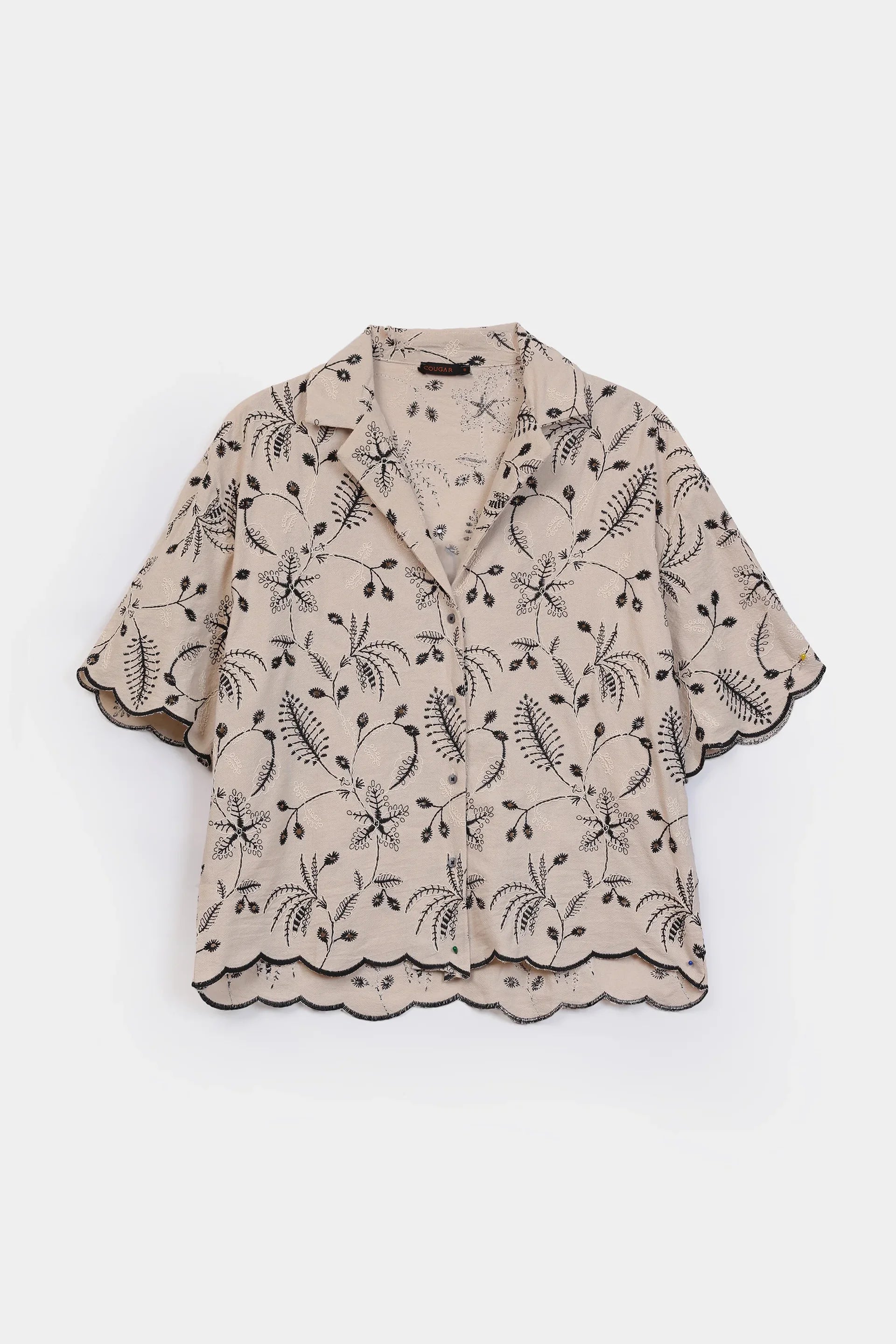 Embroidered Jacquard Shirt - Cougar Clothing