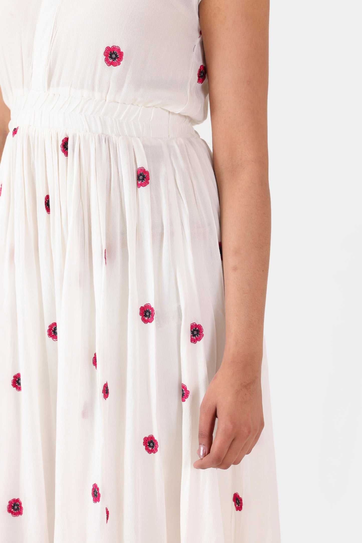 Georgette Embroidered Dress - Cougar Clothing