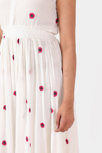 Georgette Embroidered Dress - Cougar Clothing