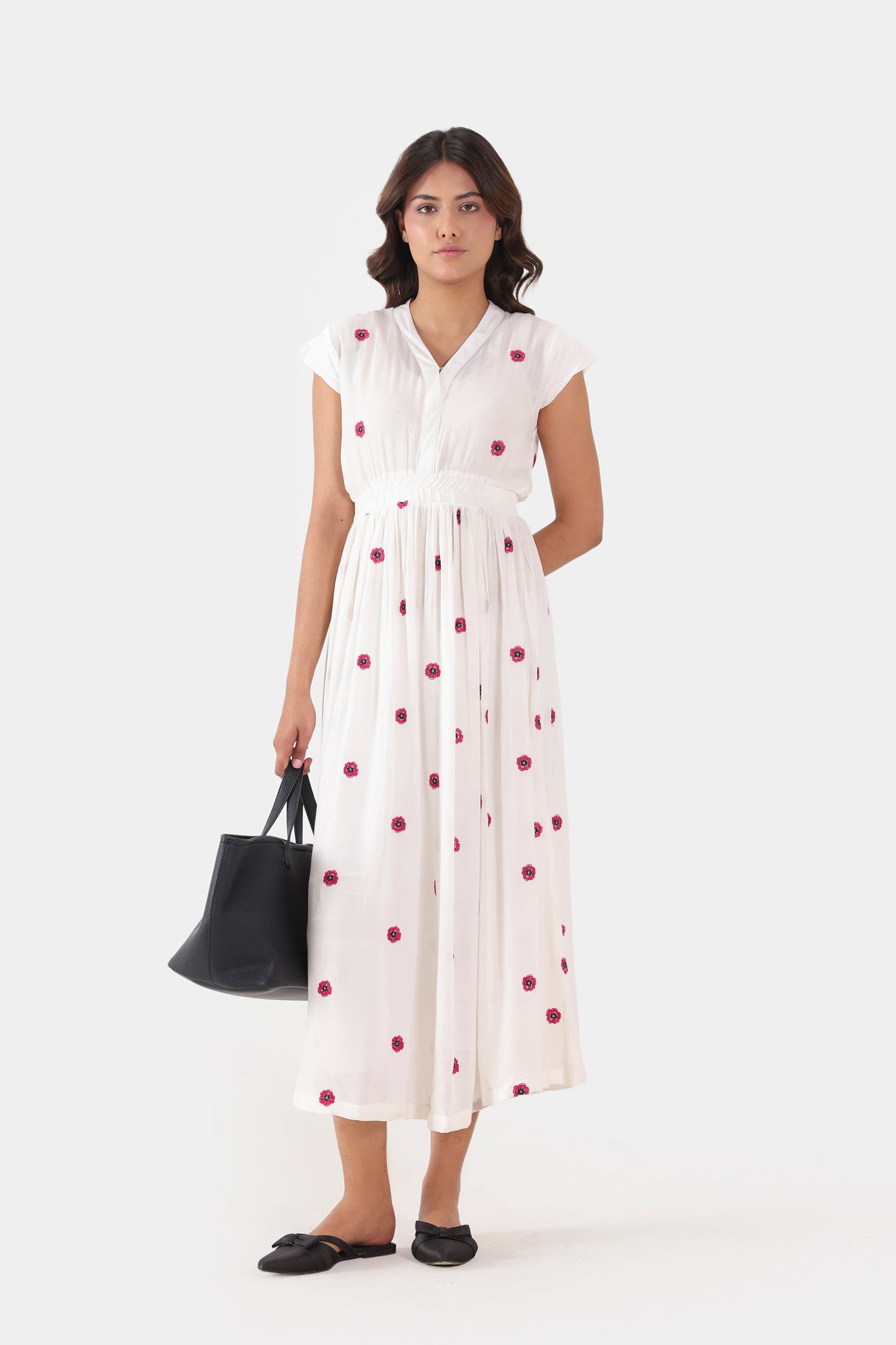 Georgette Embroidered Dress - Cougar Clothing