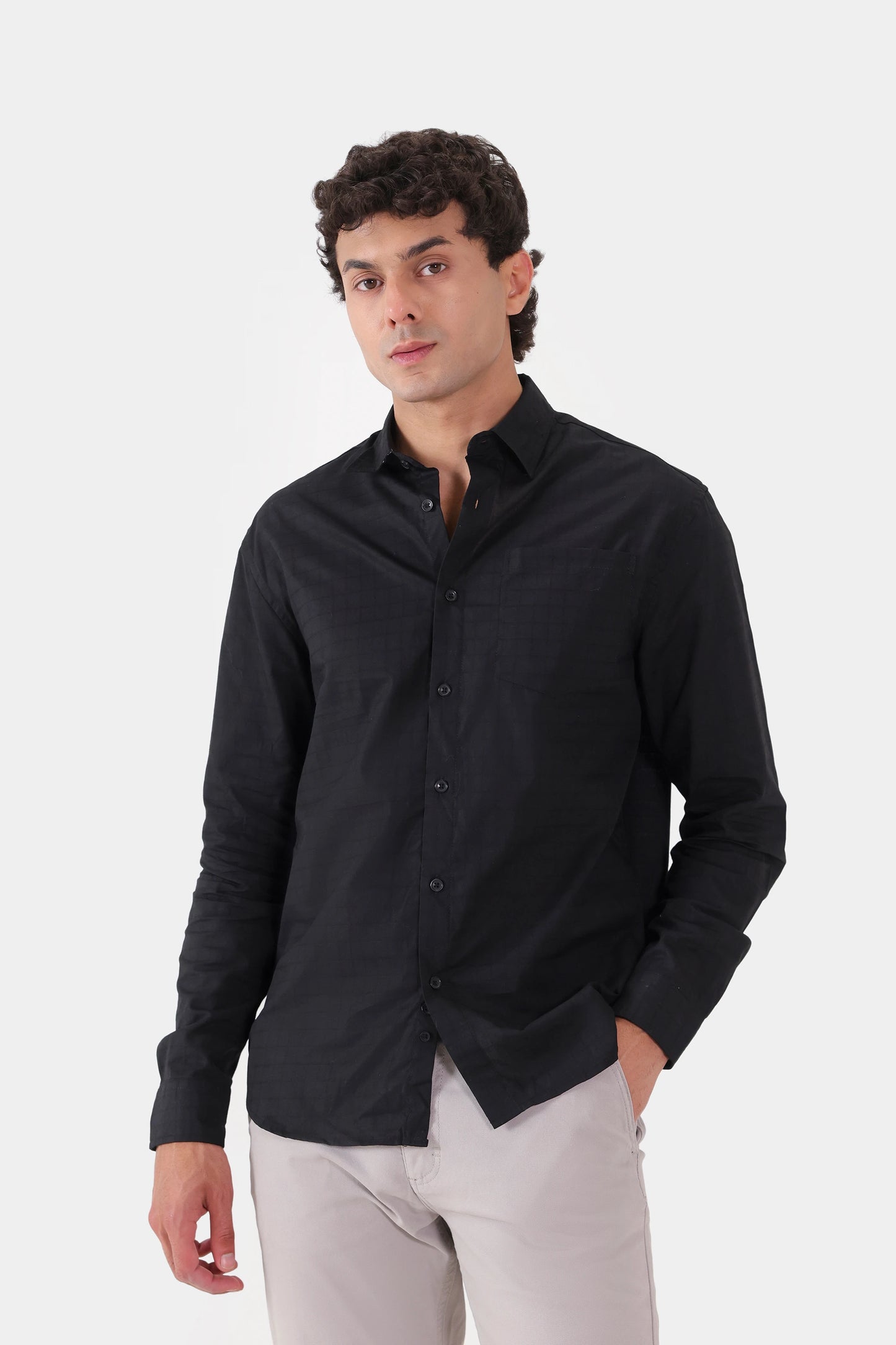 Cotton Dobby Shirt - Cougar Clothing