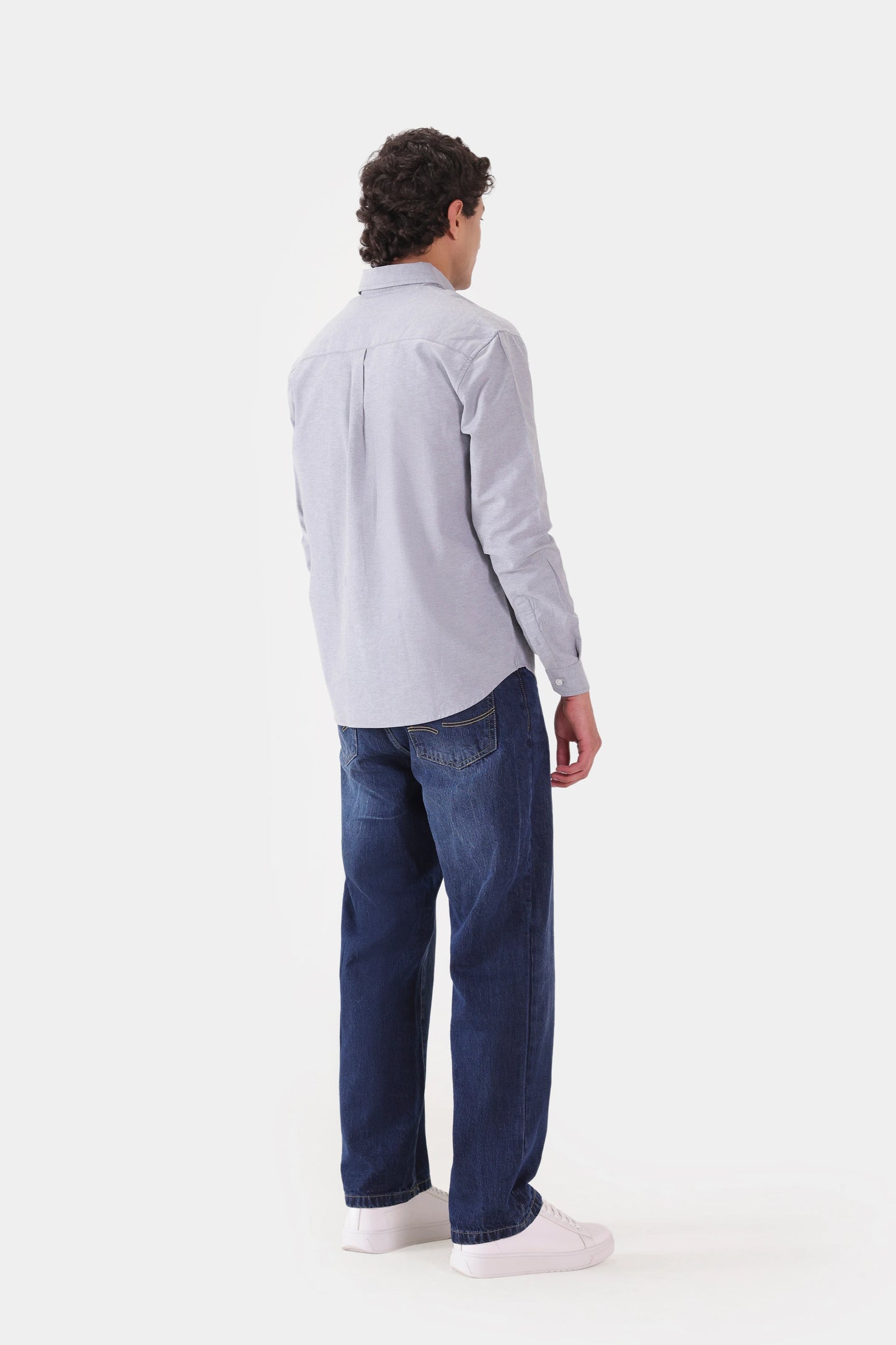 Chambray Button-Down Shirt - Cougar Clothing