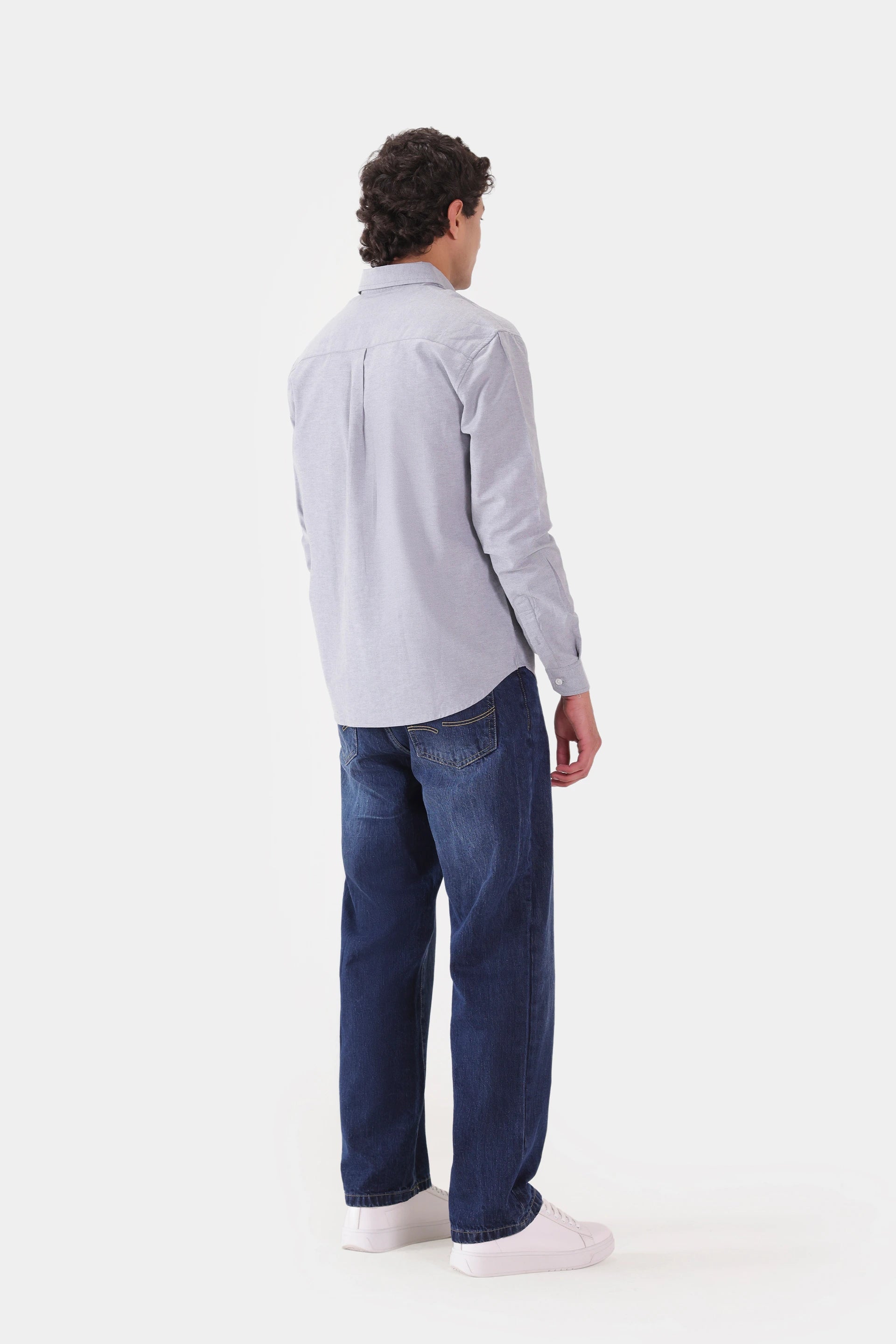 Chambray Button-Down Shirt - Cougar Clothing