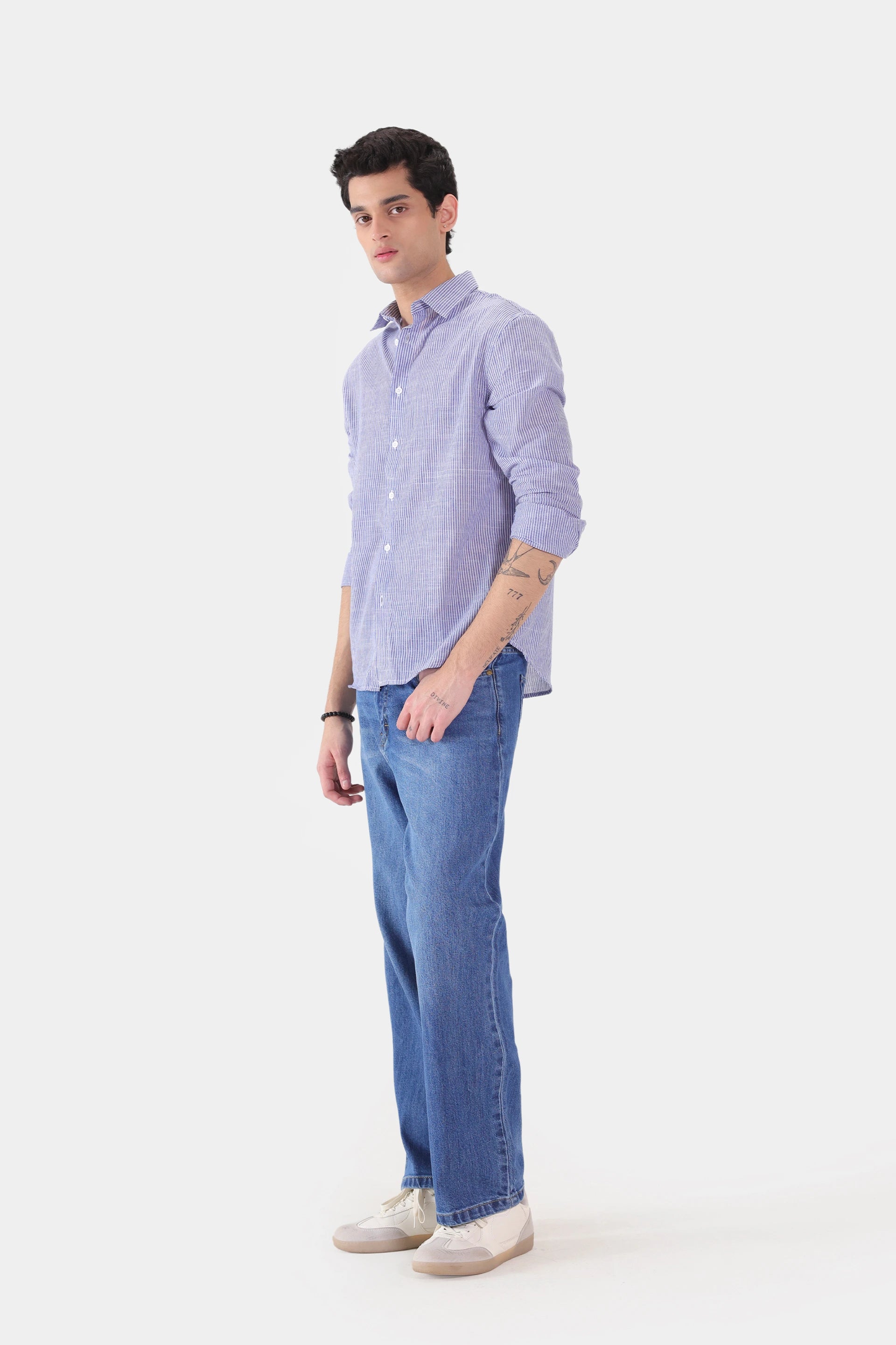 Cotton Striped Shirt - Cougar Clothing