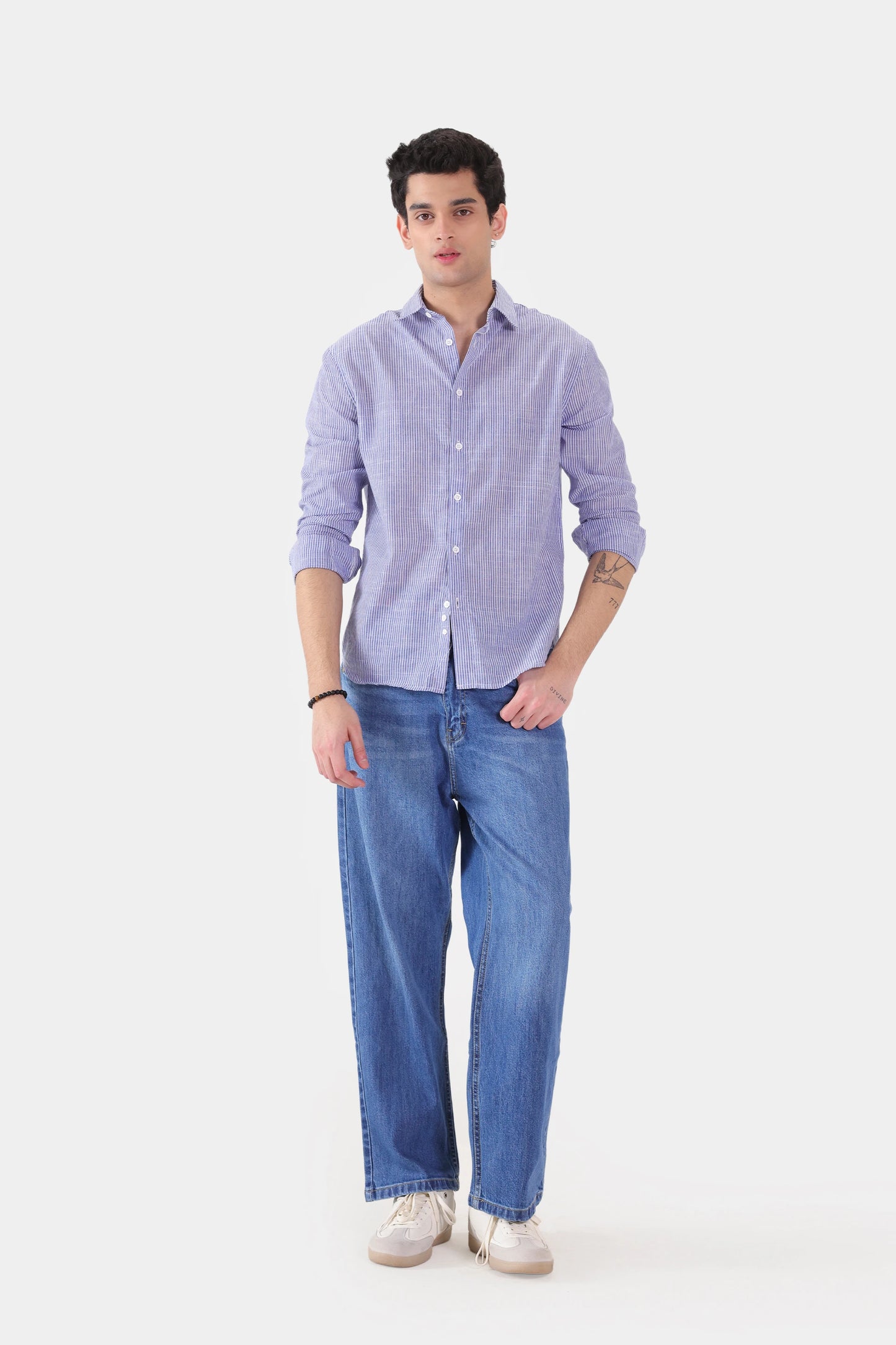 Cotton Striped Shirt - Cougar Clothing