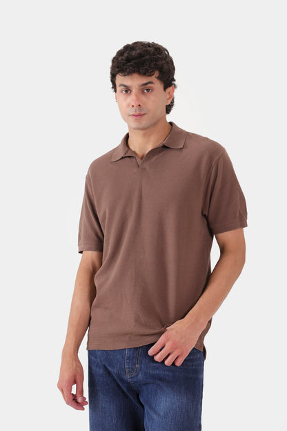 Johnny Collar Mini-Ottoman Knit Polo - Cougar Clothing