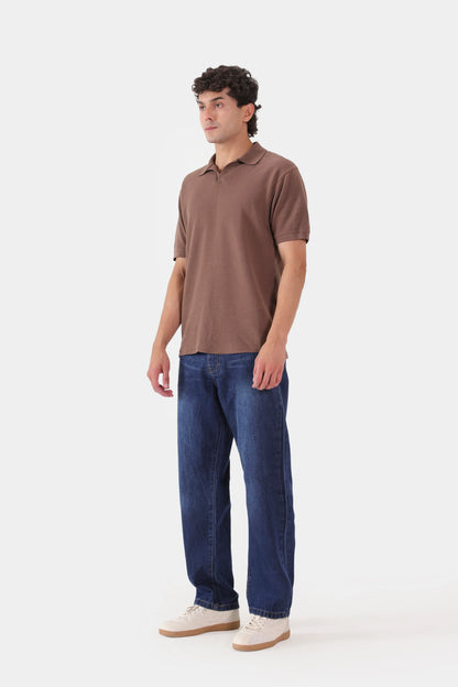 Johnny Collar Mini-Ottoman Knit Polo - Cougar Clothing