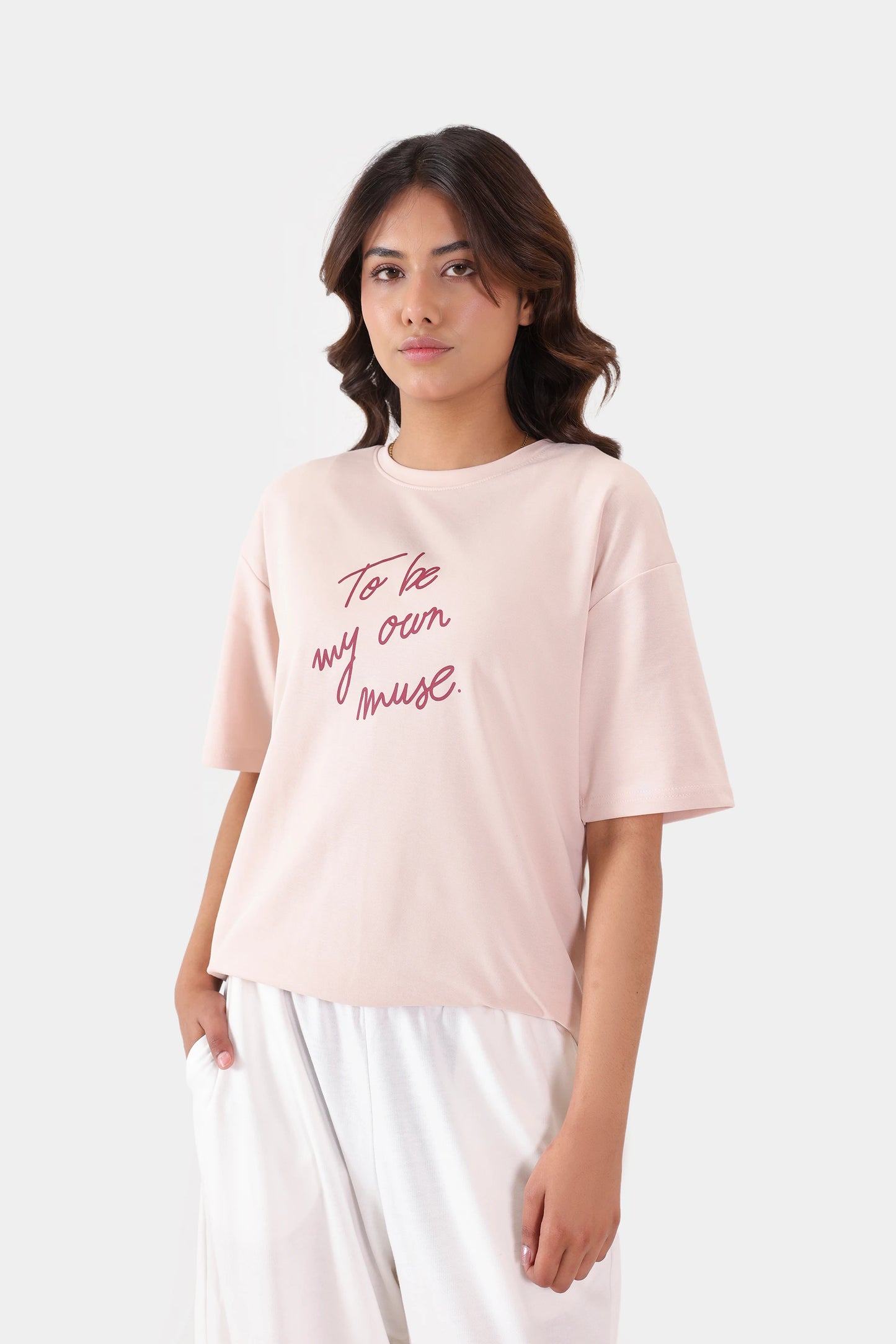 Text Printed T-Shirt - Cougar Clothing