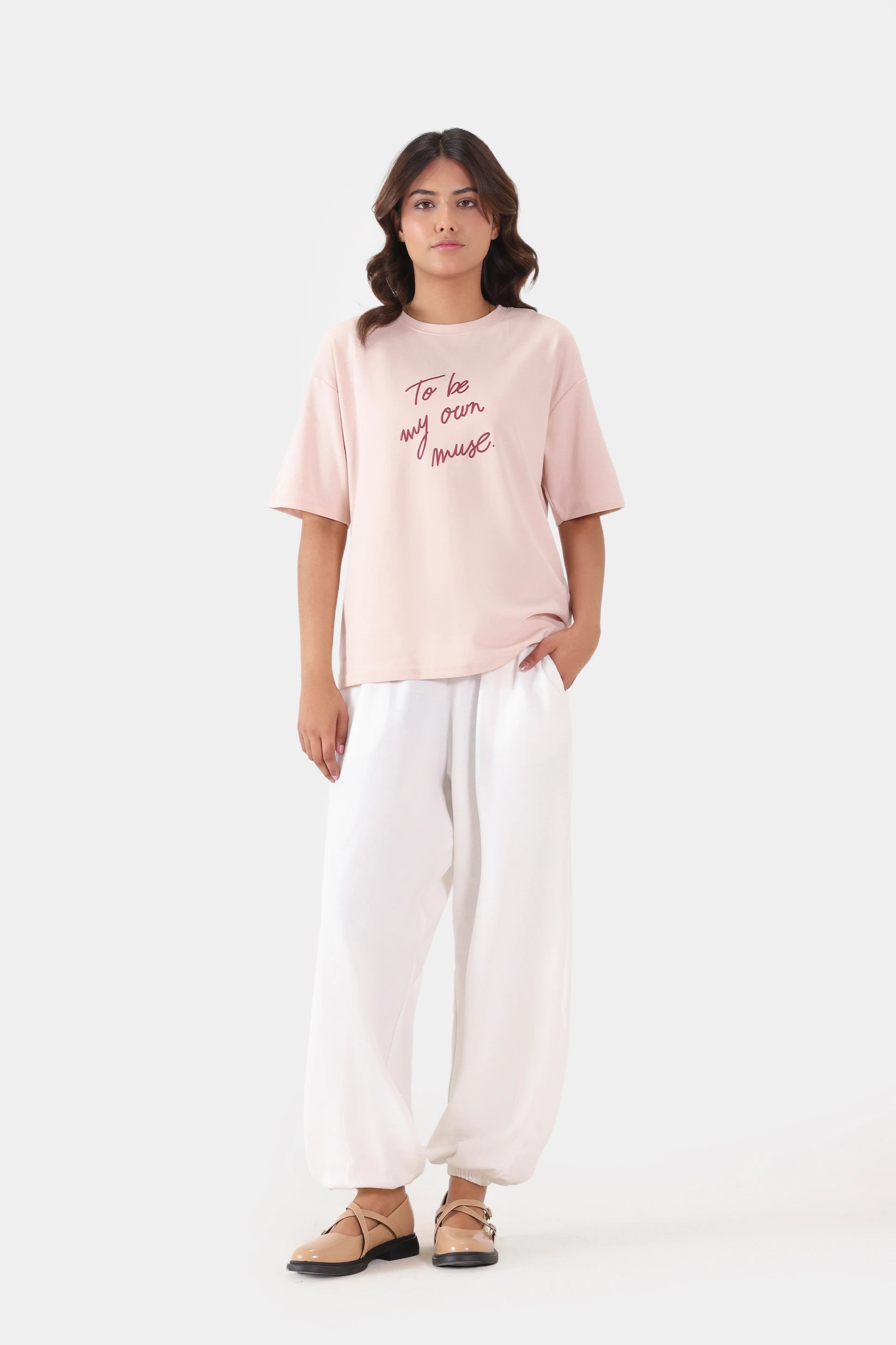 Text Printed T-Shirt - Cougar Clothing