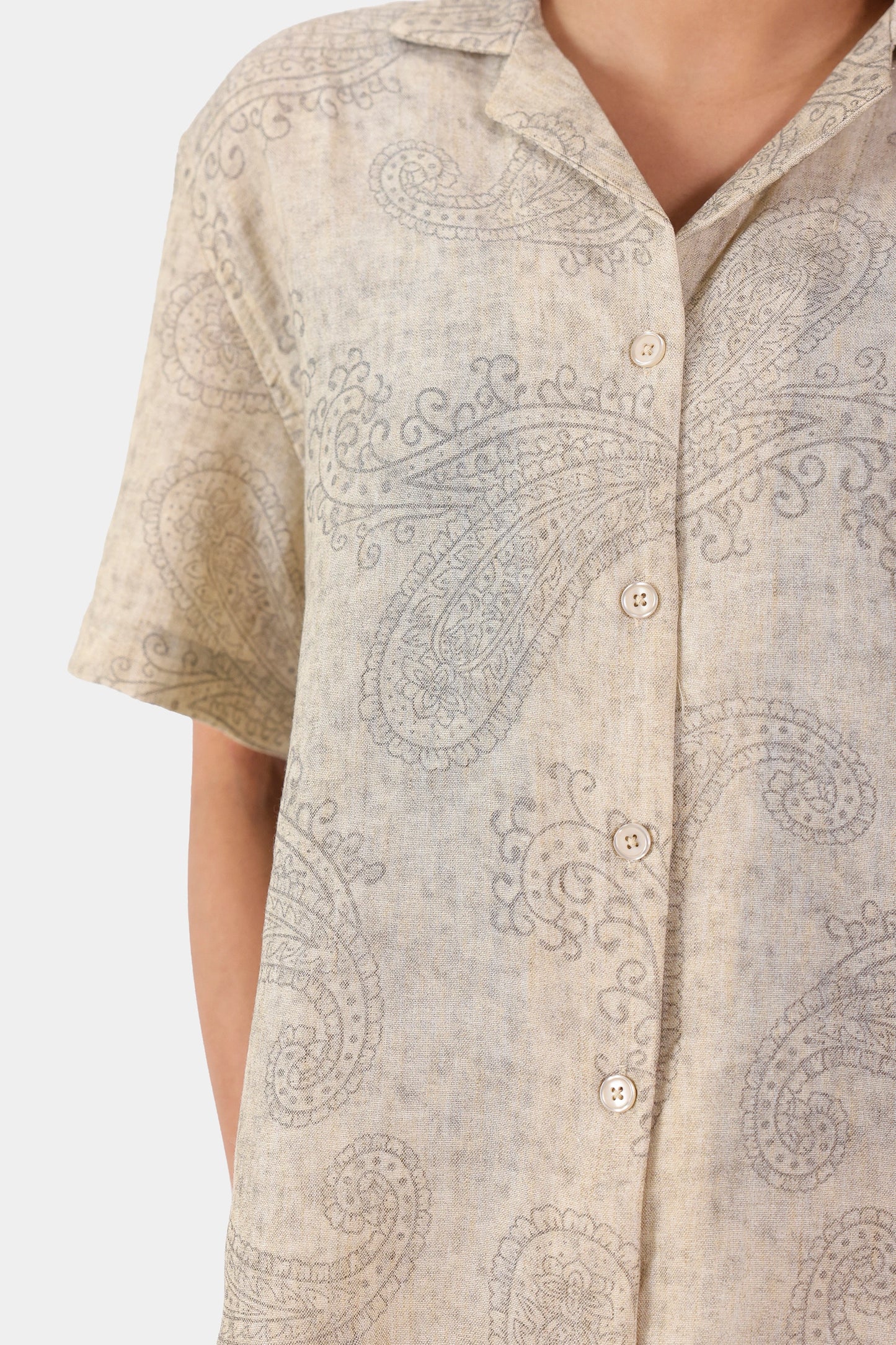 Paisley Printed Shirt - Cougar Clothing
