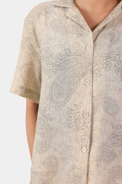 Paisley Printed Shirt - Cougar Clothing