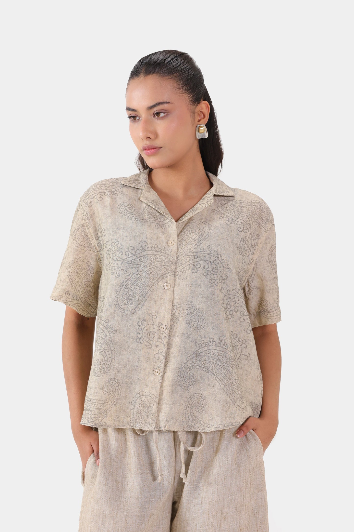 Paisley Printed Shirt - Cougar Clothing