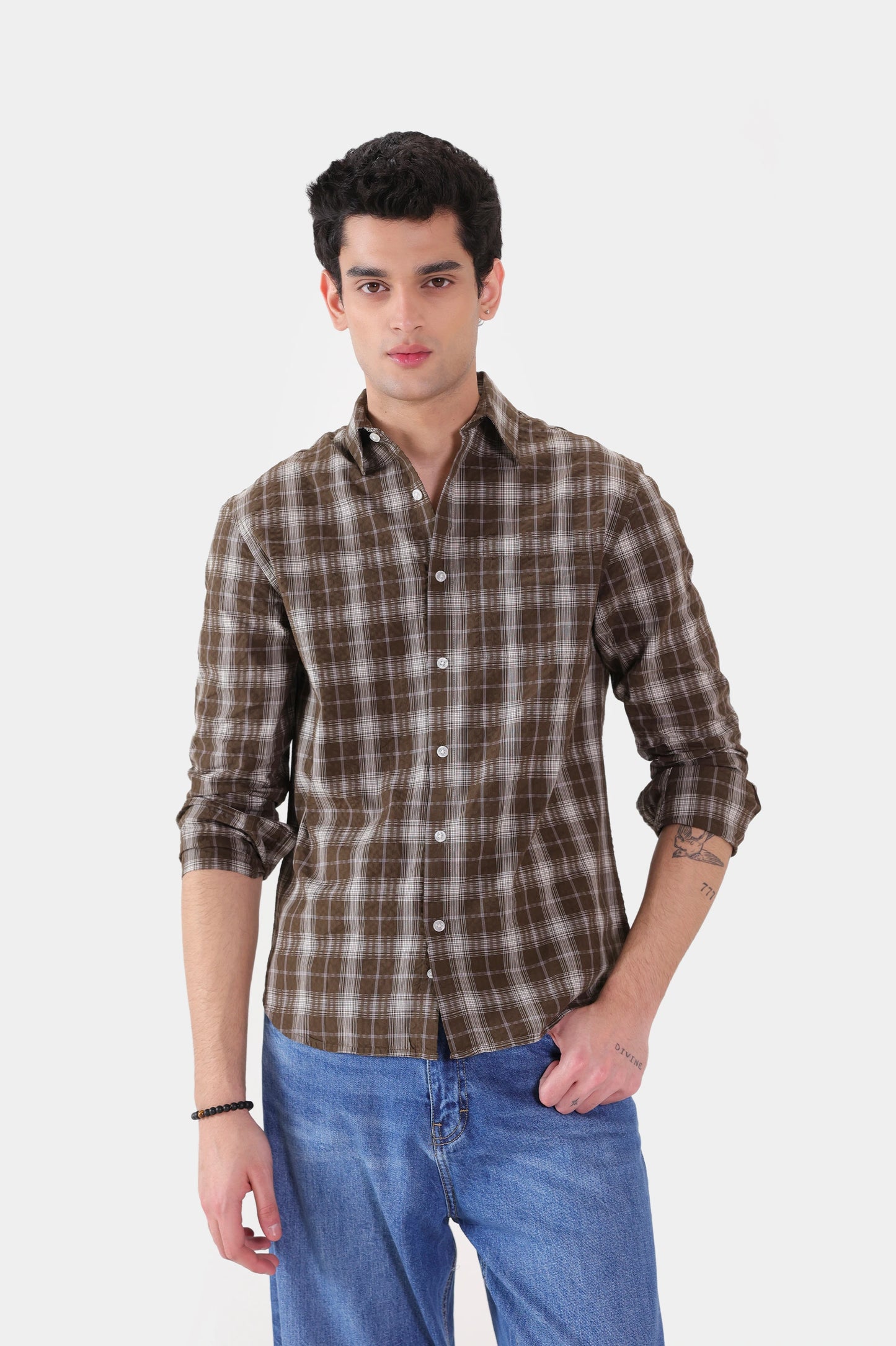 Cotton Check Shirt - Cougar Clothing