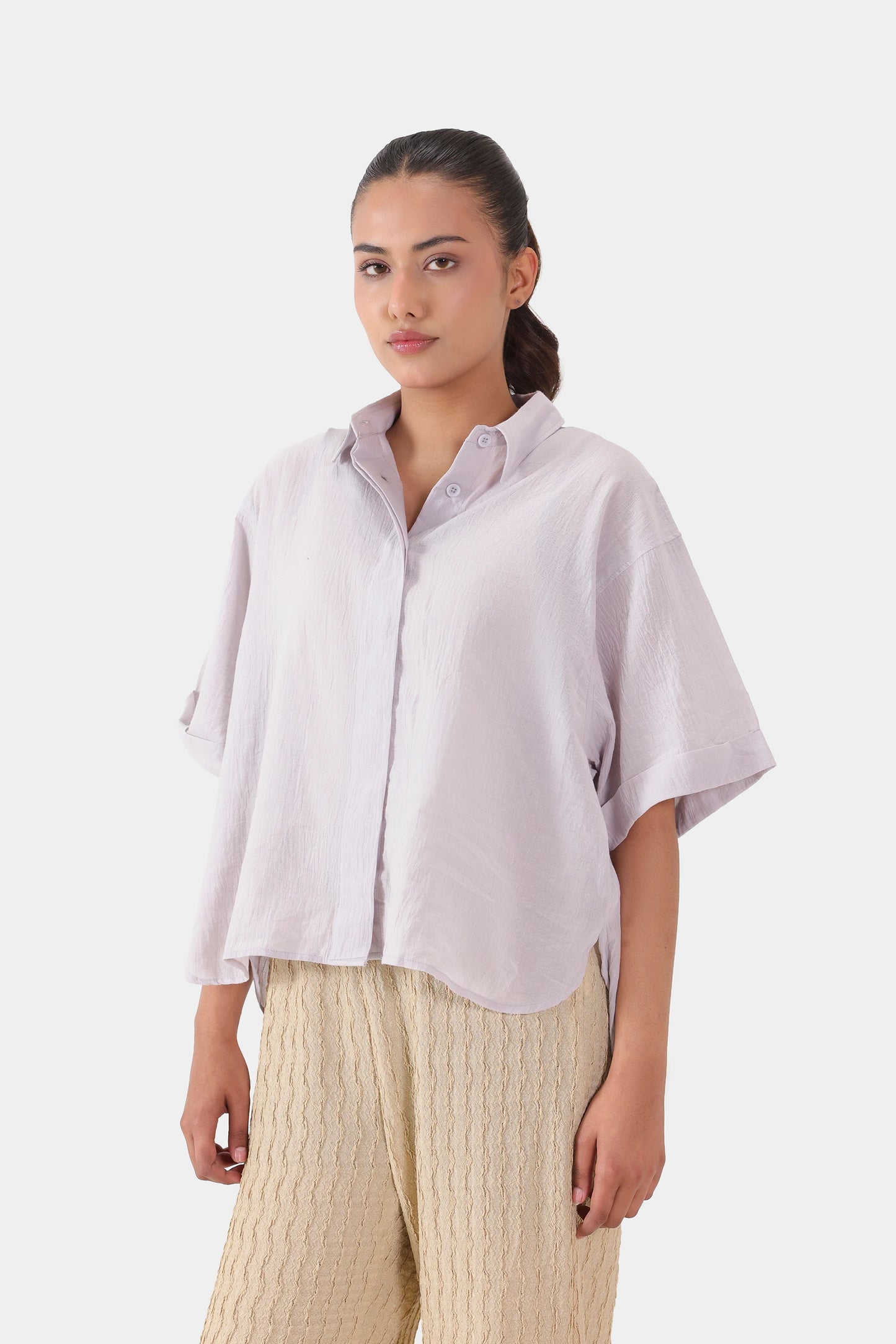 Crush Cotton Shirt - Cougar Clothing