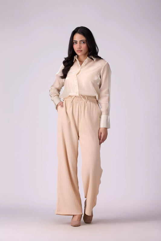 Shimmer Organza Chiffon Shirt - Cougar Clothing
