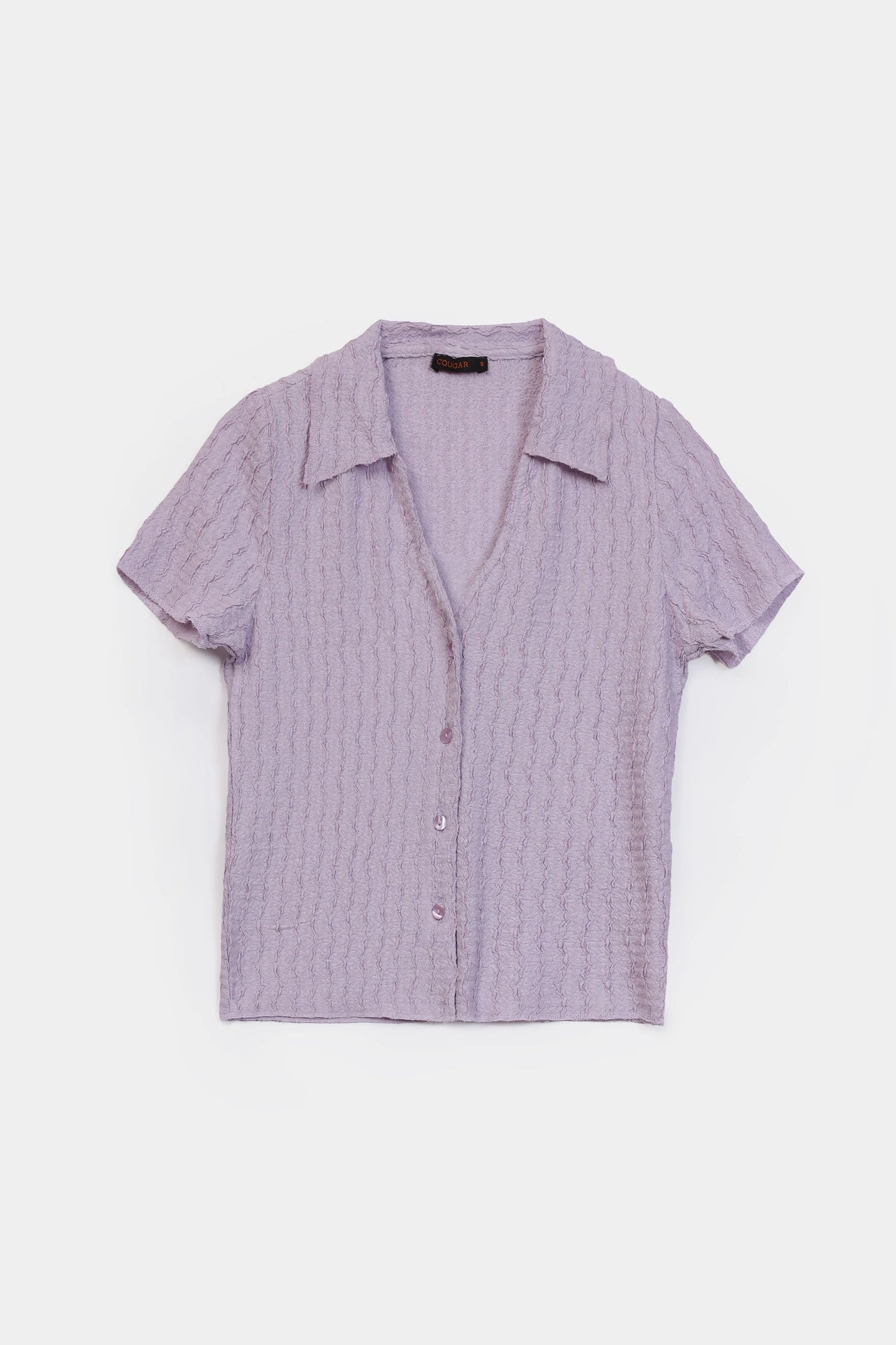 Textured Short-Sleeved Shirt - Cougar Clothing
