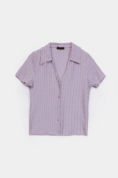 Textured Short-Sleeved Shirt - Cougar Clothing
